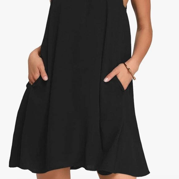 NWT AUSELILY AMAZON Halter Mini Dress XL - Picture 2 of 7